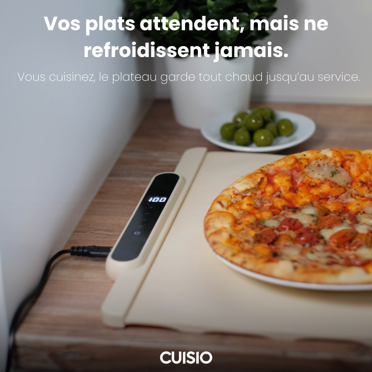 CUISO | CHAUFFE-PLAT PORTABLE