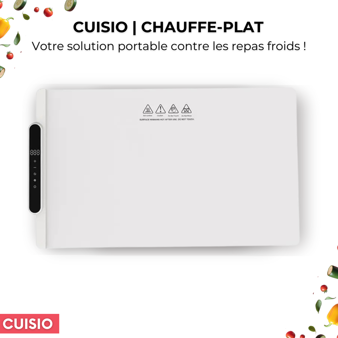 CUISO | CHAUFFE-PLAT PORTABLE